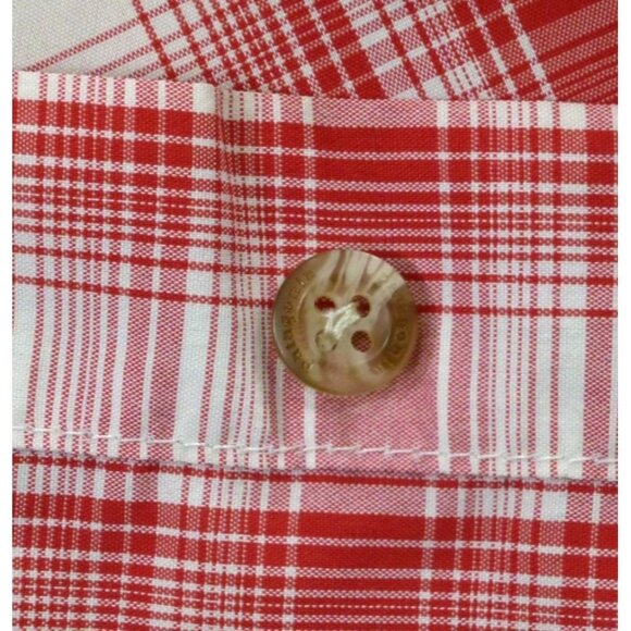 Patagonia Shirt Mens Large Red Plaid Button Up Fishing Long Sleeve Outdoors - Picture 13 of 14